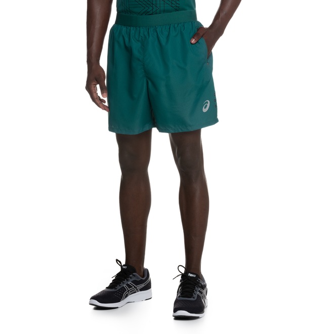 Short Masculino ASICS 5 Respirável Mescla - Foto 2