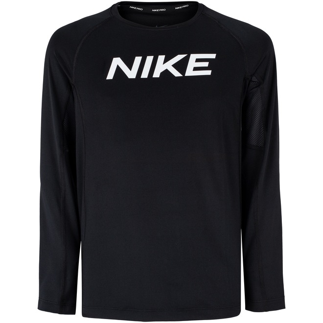 Camiseta Nike Infantil Manga Longa B NP Dri-Fit LS Top - Foto 1