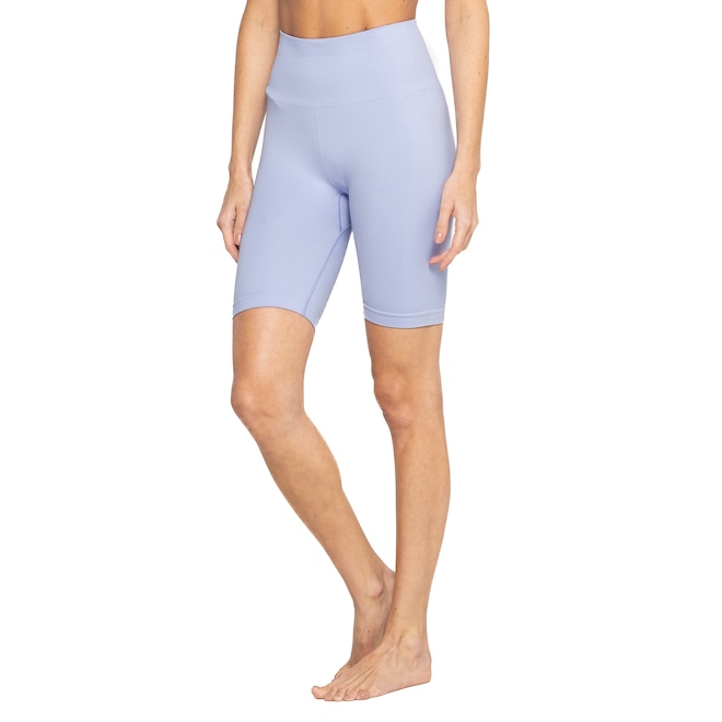 Bermuda Cós Médio Sem Costura Feminina Oxer Sem Costura Yoga - Foto 2