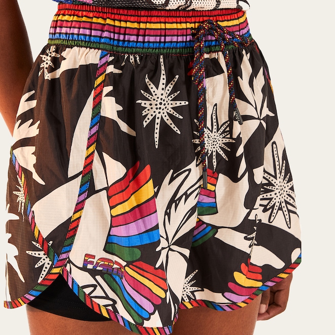 Short Feminino Farm Lic Nylon Onda de Tucano - Foto 1