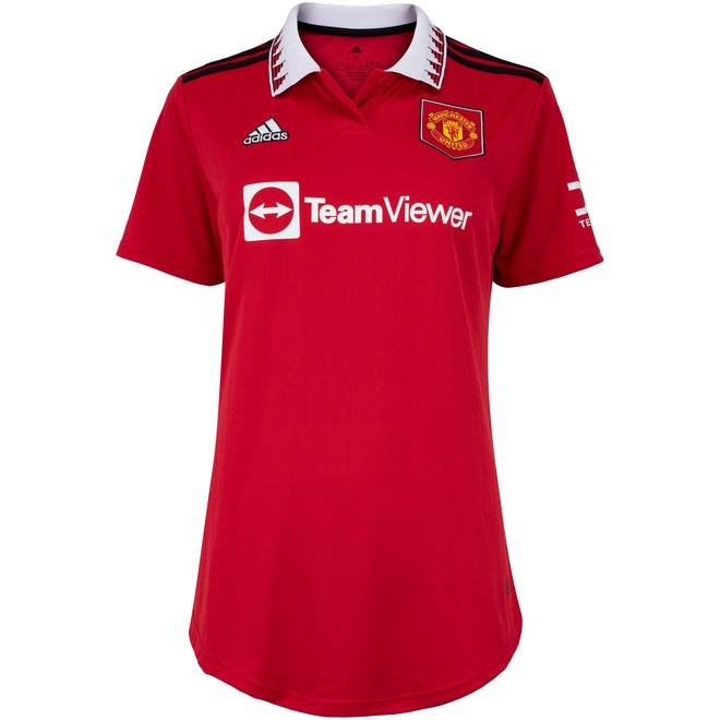 Camisa Manchester United I 22/23 adidas - Feminina - Foto 1