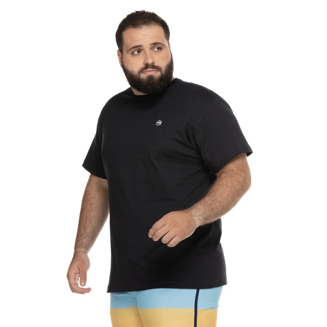Camiseta Plus Size Fatal Manga Curta Fas Básica 26007 - Masculina - Foto 2