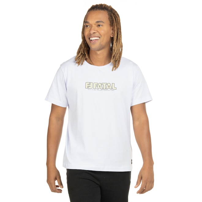 Camiseta Fatal Manga Curta Estampada 26268 - Masculina - Foto 2
