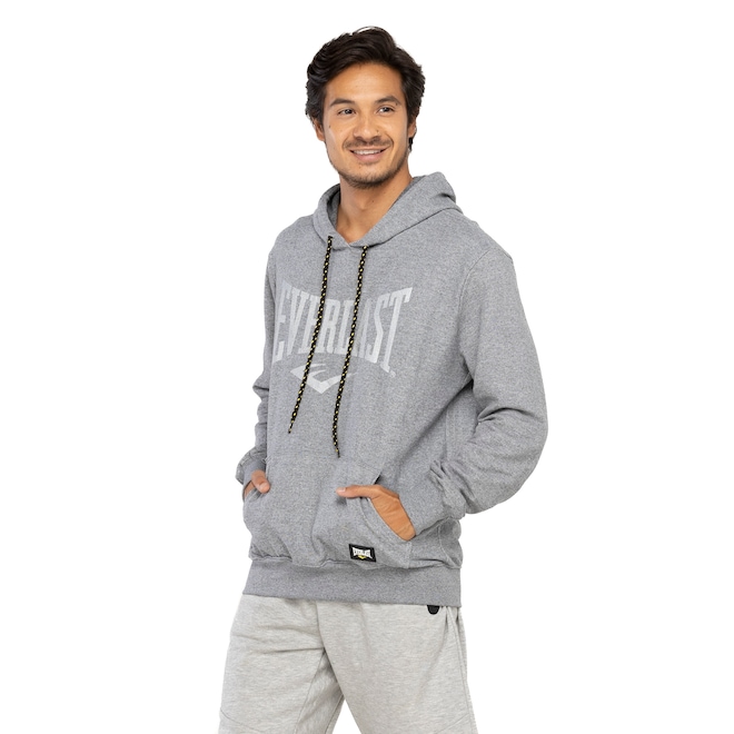 Blusa de Moletom Everlast Masculina com Capuz Canguru - Foto 2
