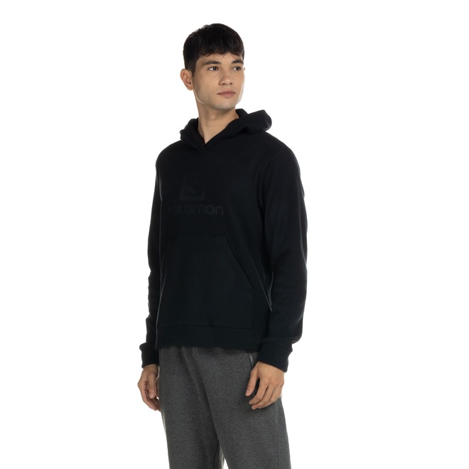 Blusão Salomon Masculino com Capuz Polar Hoodie - Foto 2