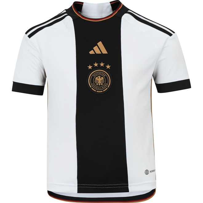 Camisa Seleção da Alemanha I 22/23 adidas - Infantil - Foto 1