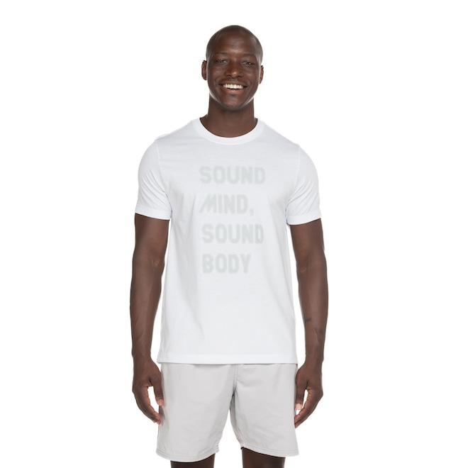 Camiseta ASICS Manga Curta Lic Sound Mind - Masculina - Foto 2