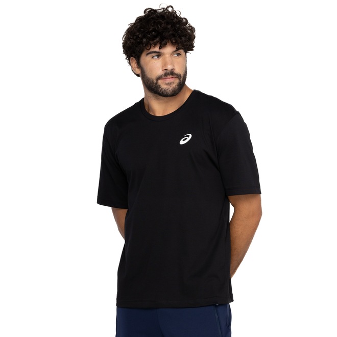 Camiseta ASICS Masculina Manga Curta Oversized Est Costas - Foto 2