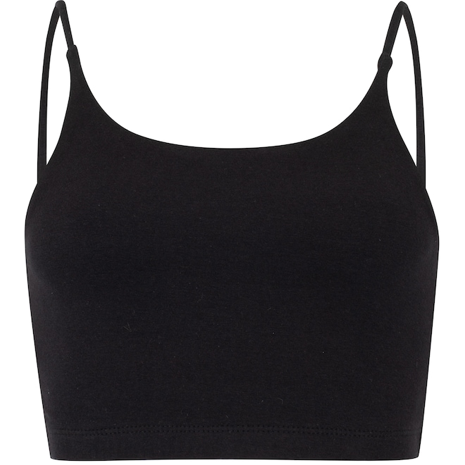 Top Fitness sem Bojo Oxer Baixa Sustentação Alças Cotton - Adulto - Foto 1