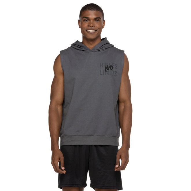 Camiseta Regata Moletinho Masculina Oxer com Capuz - Foto 2