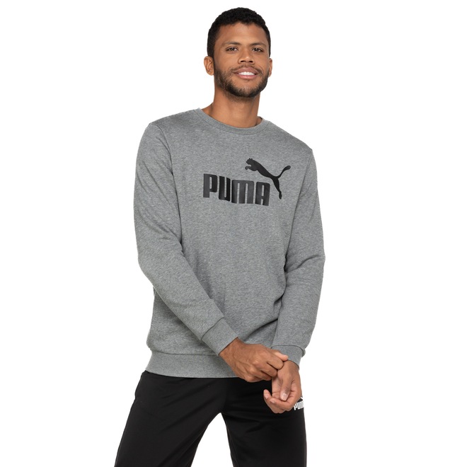 Blusão Masculino Puma ESS Big Logo Crew - Foto 2