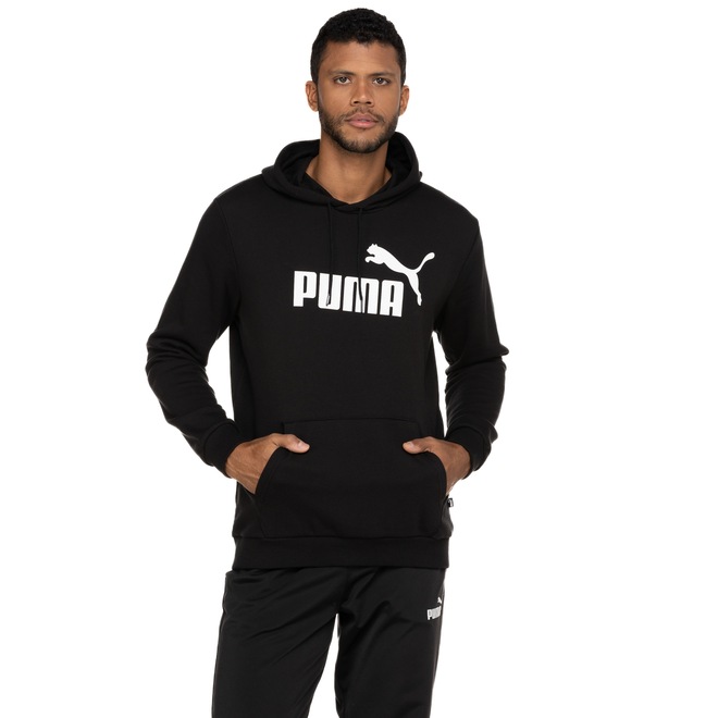 Blusão Masculino Puma com Capuz ESS Big Logo Hoodie - Foto 2