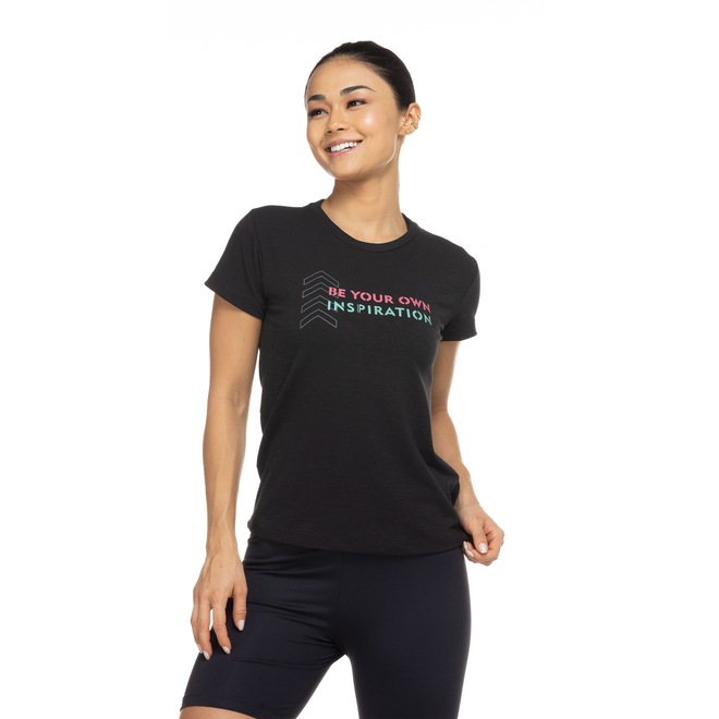 Camiseta Cava Tradicional Oxer Manga Curta Flame Estampada - Feminina - Foto 2