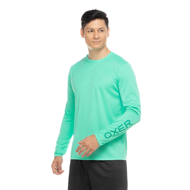 Camiseta Oxer Manga Longa com Proteção UV Leve - Masculina - Foto 2