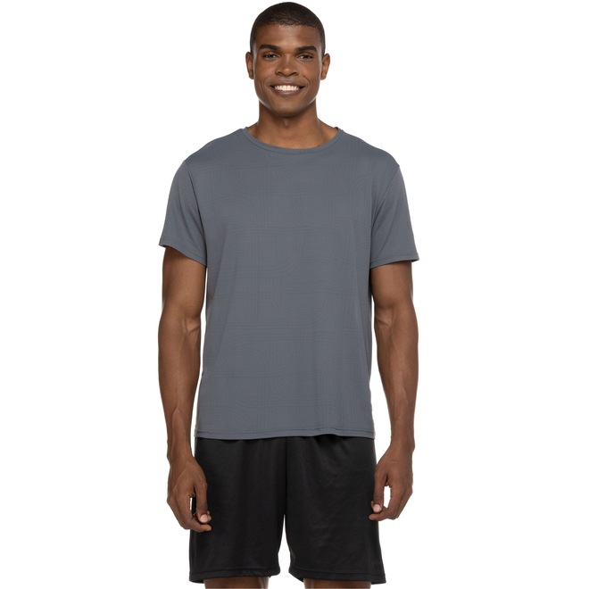 Camiseta Cava Tradicional Masculina Oxer Manga Curta Crepe Estampa - Foto 2