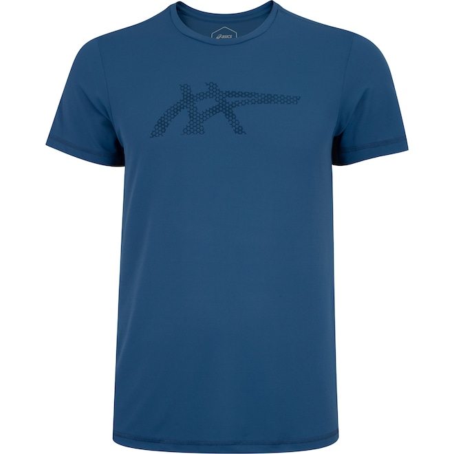 Camiseta ASICS Manga Curta Light Nagoya - Masculina - Foto 1