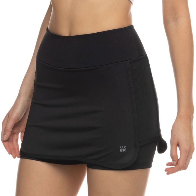 Short Saia Feminino Oxer com Mesh Lateral - Foto 2
