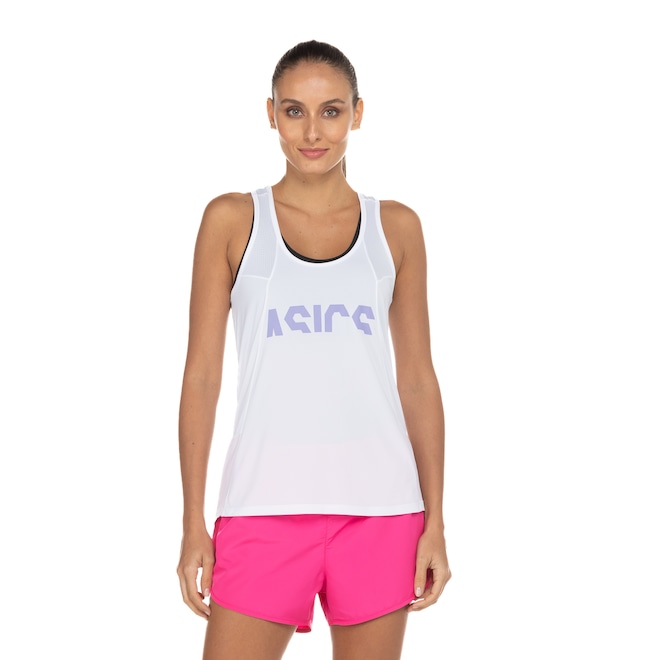 Camiseta Regata ASICS Recorte Respirável - Feminina - Foto 2