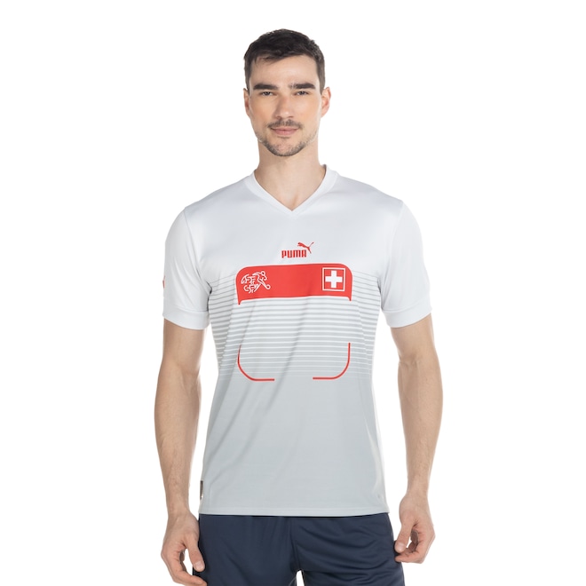 Camisa da Seleção Suiça II 22/23 Torcedor Puma - Masculina - Foto 2