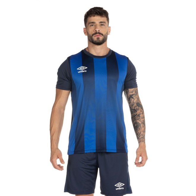 Camisa Umbro Manga Curta Gridlines - Masculina - Foto 2