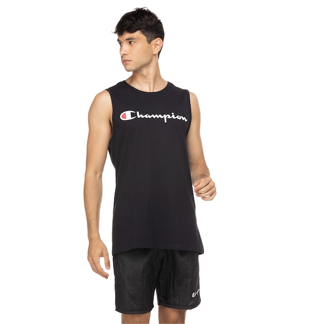 Camiseta Regata Masculina Champion Classic Graphic Muscle - Foto 2