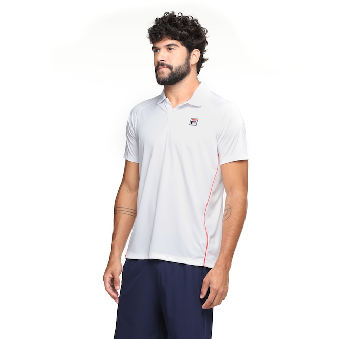 Camisa Polo Fila Manga Curta Cinci Fbox - Masculina - Foto 2