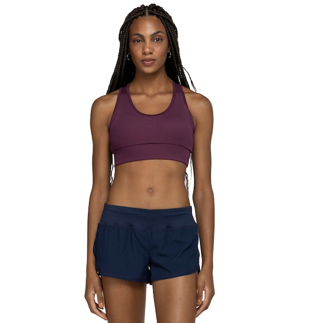 Top Fitness com Bojo Mizuno Média Sustentação Prime 3 - Adulto - Foto 2