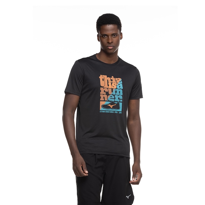 Camiseta Mizuno Manga Curta Energy Sta - Masculina - Foto 2