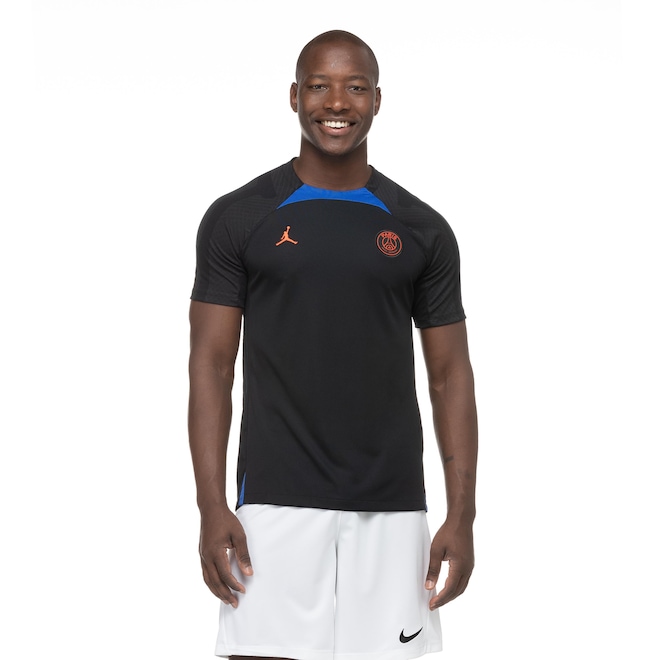 Camiseta PSG X Jordan 22 Nike Manga Curta Dri-Fit Strike SS - Masculina - Foto 2