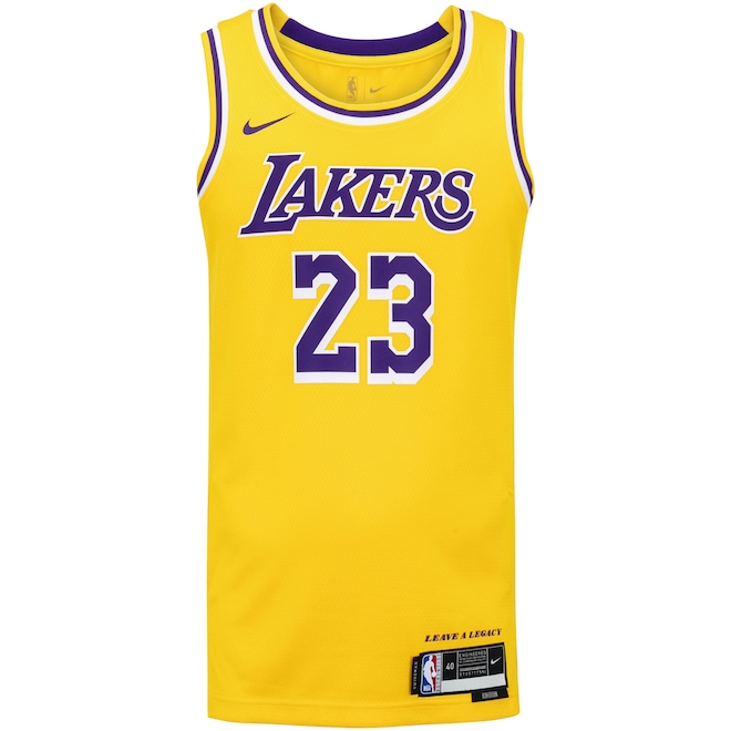 Camiseta Regata Los Angeles Lakers Nike Dri-Fit NBA MNK SWGMN JSY - Foto 2