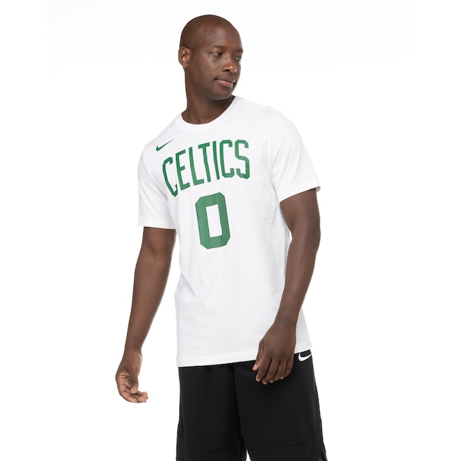 Camiseta Boston Celtics NBA Manga Curta Nike Tatum - Masculina - Foto 2