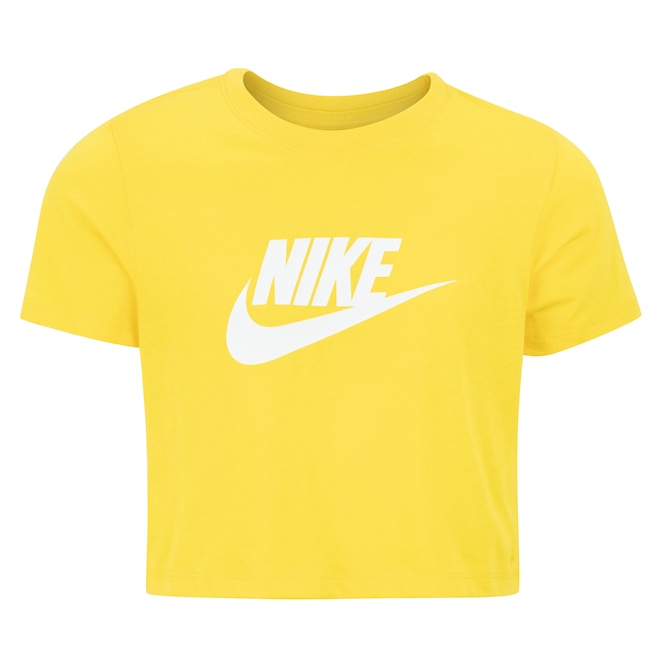 Blusa Infantil Manga Curta Cropped Nike Tee Sportswear - Foto 1