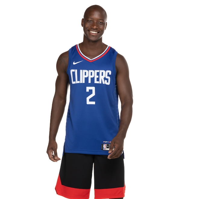 Camiseta Regata Los Angeles Clippers Nike Dri-Fit MNK SWGMN JSY - Foto 2