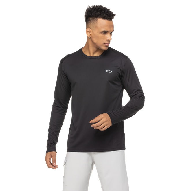 Camiseta Oakley Manga Longa Mod Daily Sport LS Tee III - Masculina - Foto 2