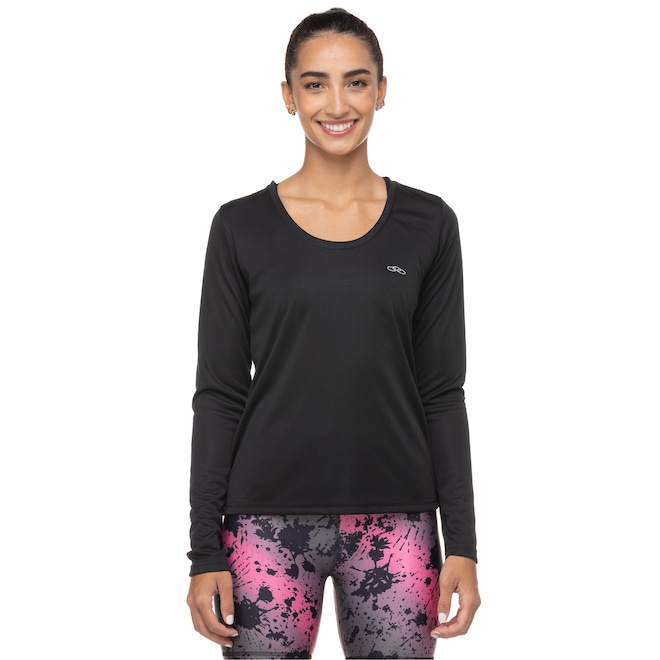 Camiseta Olympikus Manga Longa Essential - Feminina - Foto 2