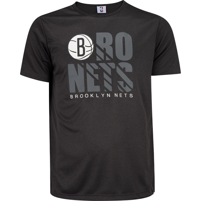 Camiseta Brooklyn Nets NBA Manga Curta - Masculina - Foto 1