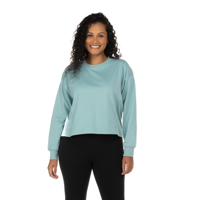 Blusa de Moletom Feminina Oxer com Recorte Texturizado na Lateral - Foto 2