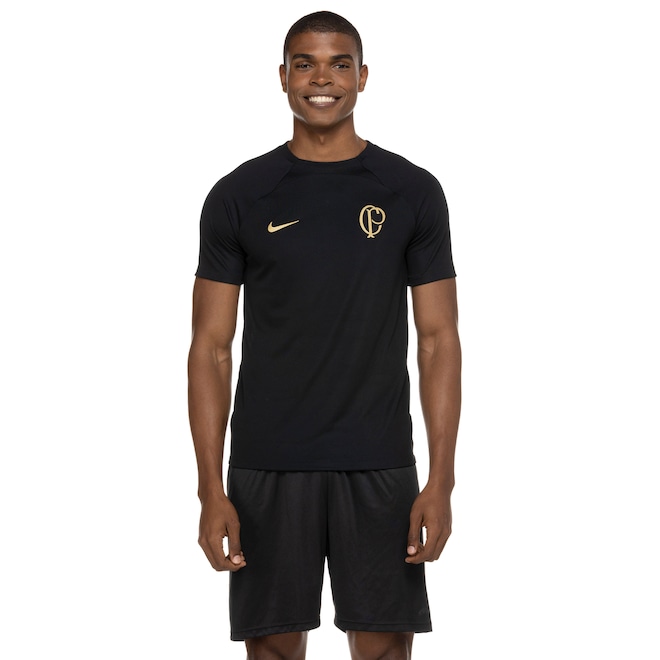 Camiseta do Corinthians Nike Masculina Dri-Fit Acd - Foto 2