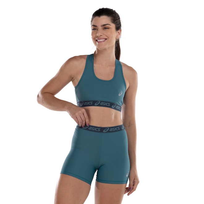 Top Fitness sem Bojo ASICS Média Sustentação Toya Run Basic - Adulto - Foto 1