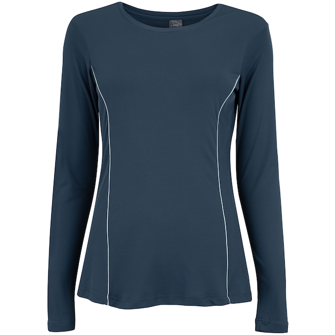 Camiseta Feminina Oxer Manga Longa Run - Foto 1