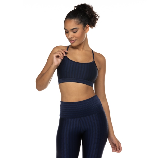 Top Fitness sem Bojo Oxer Baixa Sustentação New Zig II - Adulto - Foto 2