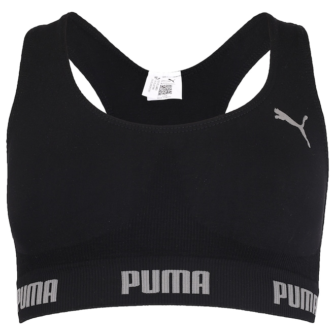 Top Fitness sem Costura Bodywear Puma com 2 Unidades - Adulto - Foto 1