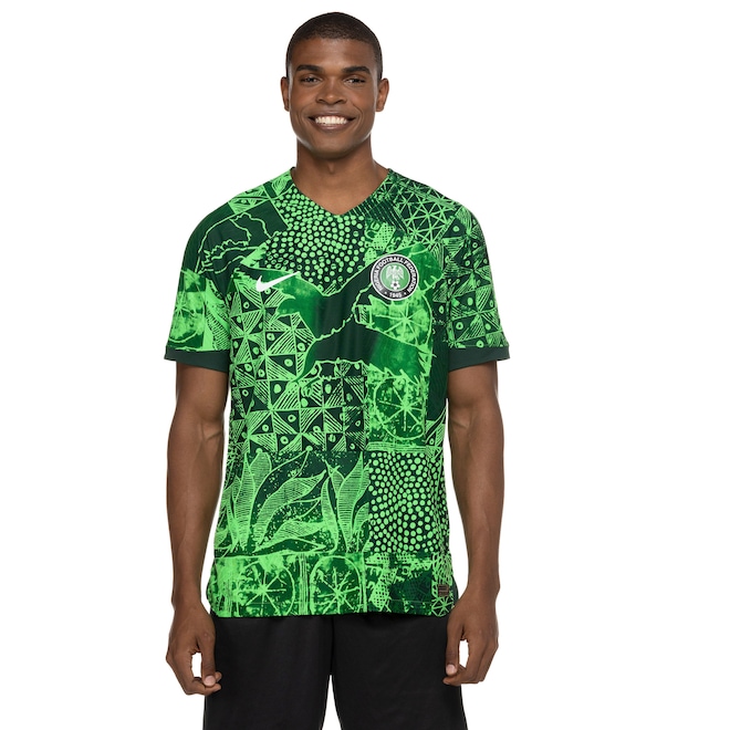Camisa Nigéria Nike Masculina Dri-Fit Match - Foto 2
