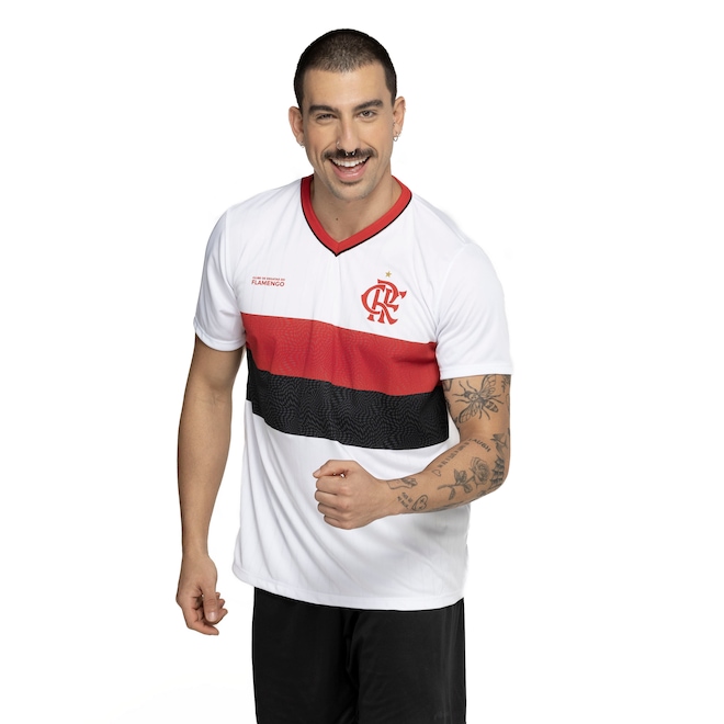 Camiseta do Flamengo Masculina Braziline Wit - Foto 2