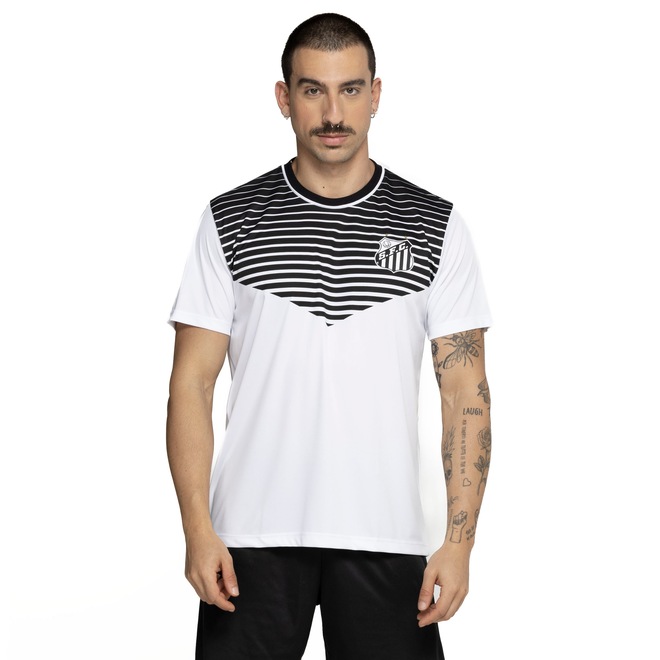 Camiseta do Santos Masculina Braziline Immersive - Foto 2