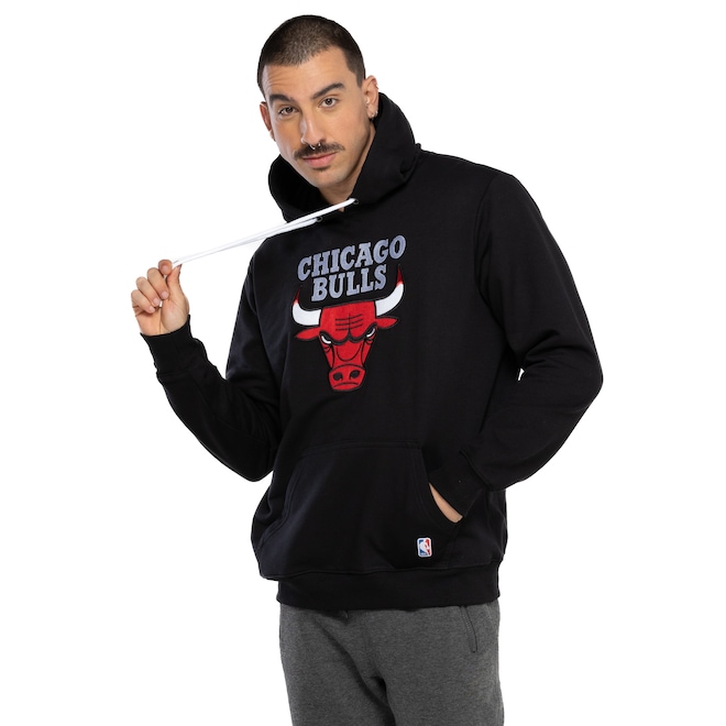 Blusão do Chicago Bulls NBA com Capuz NB564 - Foto 2