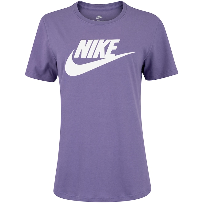 Camiseta Feminina Nike Manga Curta Sportswear Essential Icon - Foto 1