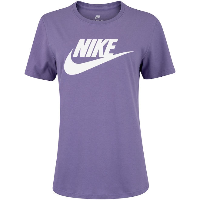 Camiseta Feminina Nike Manga Curta Sportswear Essential Icon - Foto 1