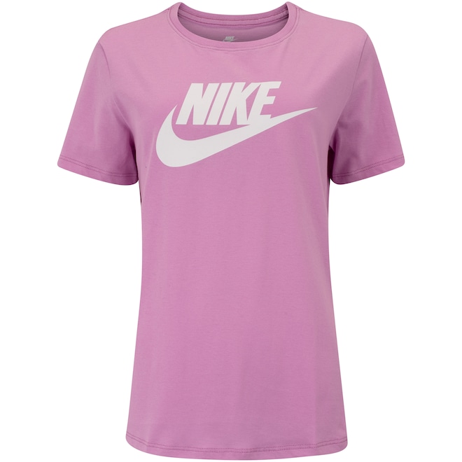 Camiseta Feminina Nike Manga Curta Sportswear Essential Icon - Foto 1