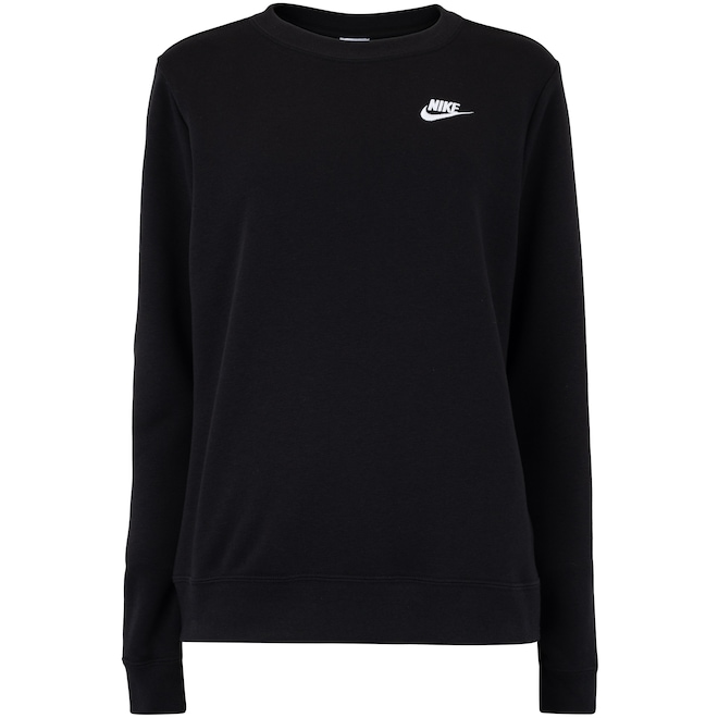 Blusão Feminino Nike Club Fleece Crew - Foto 1